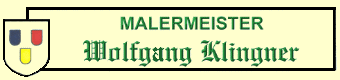 Malermeister Wolfgang Klingner