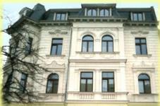 denkmalgesch&uuml;tzte Fassade 